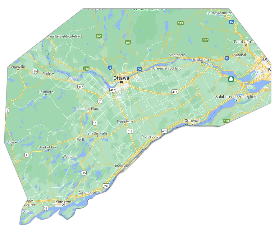 Propane Levac Map Ottawa